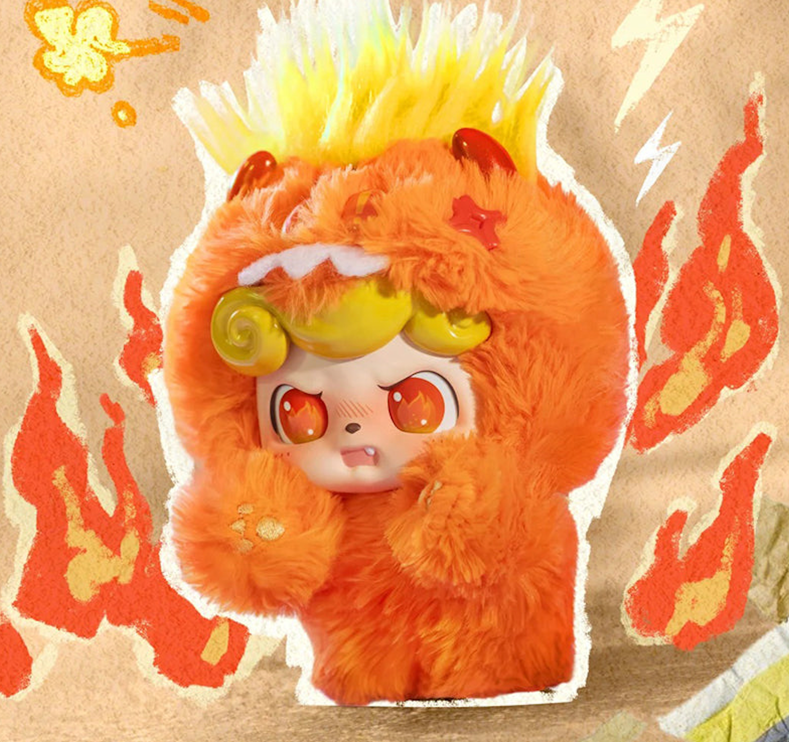 Q KID Emotional Harry/Hairy Monsters Series Blind Box