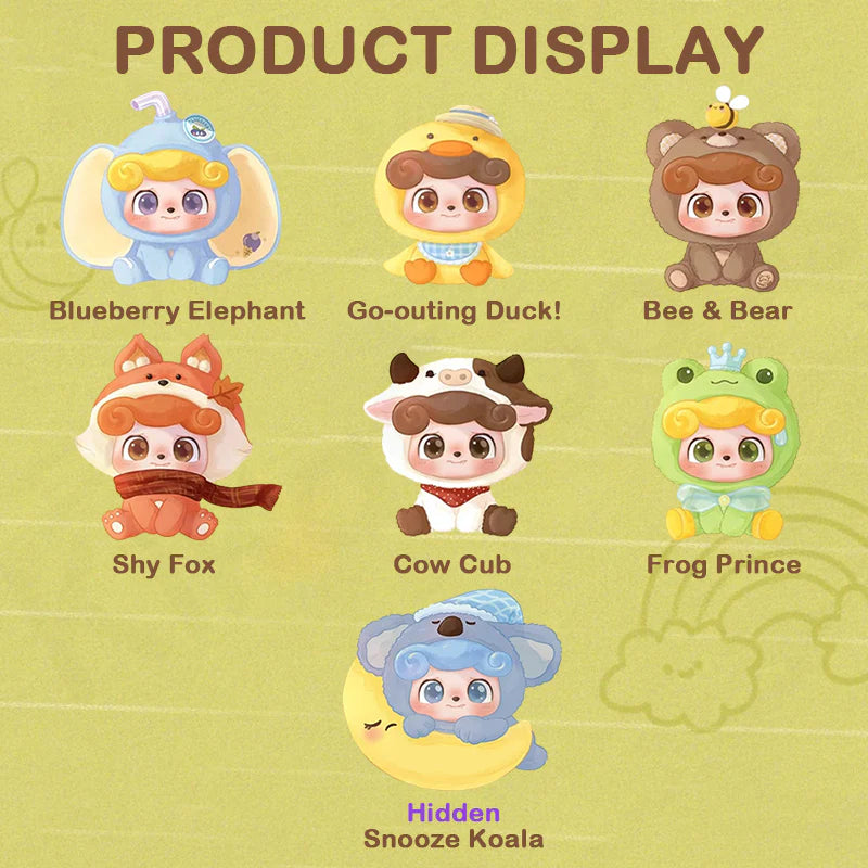 Q KID Animal Preschool Plush Series Blind Box