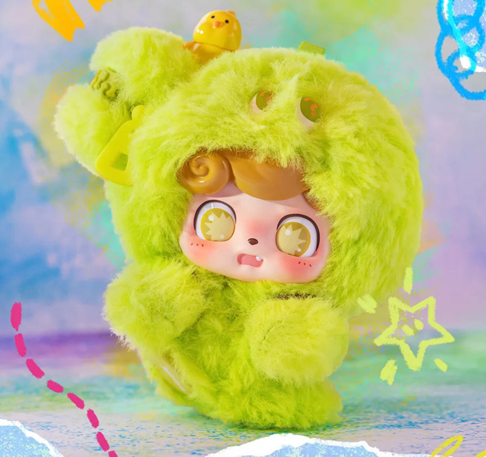 Q KID Emotional Harry/Hairy Monsters Series Blind Box